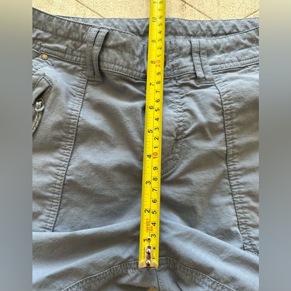 Title Nine Womens Sz 6 Blue Outdoor Hiking Shorts Lightweight Utility Activewear - Picture 8 of 10